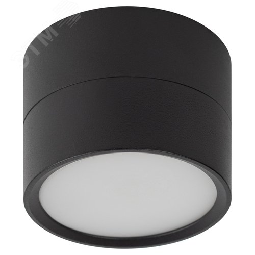 Подсветка накладная под лампу Gx53, алюминий, цвет черный (40/1440) - фото 3