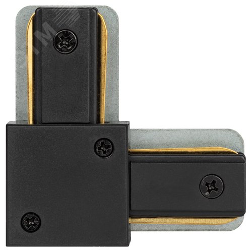 Коннектор TR-1PA-LС-BK L-образный для однофазного шинопровода черный - фото 2