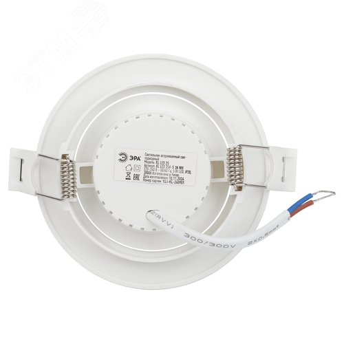 Светильник светодиодный встраиваемый ДВО-5Вт поворотный круглый 3000К белый KL LED 25A-5 3K WH - фото 3