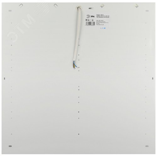 Светильник светодиодный SPO-910-2-40K-032 595х595x40 32Вт 3360Лм 4000К микропризма С ПРОВОДОМ (2/48) - фото 4