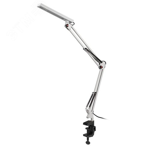 Светильник настольный ДНБ 8W NLED-507-8W-W светодиодный на струбцине белый - фото 6