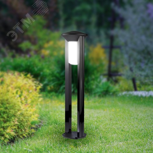 Светильник садово-парковый ФТУ 01-20-004 Арка напольный черный IP54 Е27 max20Вт h800мм - фото 6