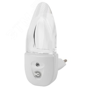 Ночник - светильник светодиодный в розетку с датчиком освещенности белый NN-618-LS-W - фото 3