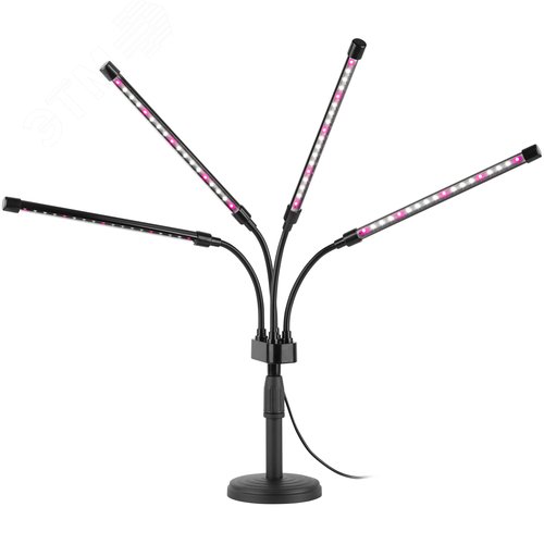 Светильник светодиодный настольный полного спектра 40 Вт для растений черный FITO-40W-АLED-Ra-USB - фото 12