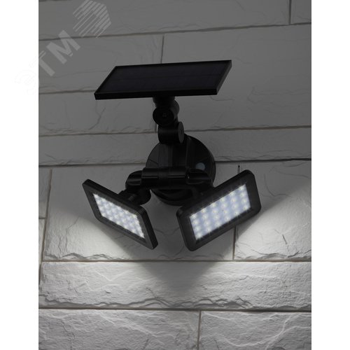 Светильник фасадный с двумя световыми панелями на солнечной батарее,2х24LED,180lm ERAFS020-41 - фото 2