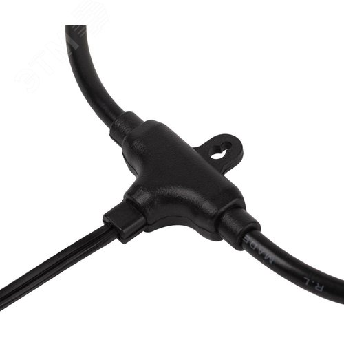 Гирлянда нить Филамент, 4,5 м, длина провода 60 см, 10 LED, теплый белый, E27, каучук, 220В, IP44 ERABL-FIL1 - фото 4