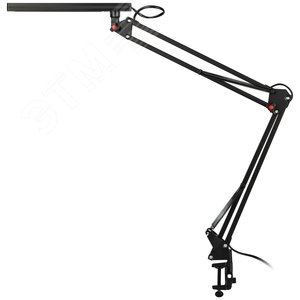 Светильник настольный NLED-507-8W-BK светодиодный на струбцине чёрный - фото 3