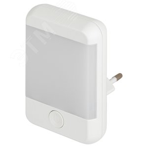 Изображение товара Ночник - светильник светодиодный NN-624-SW-W в розетку с выключателем белый (шт)