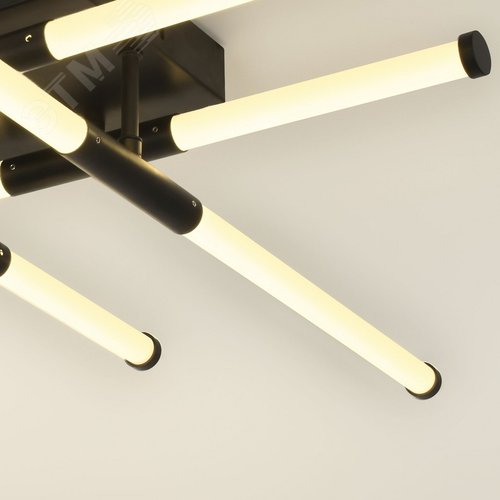 Светильник светодиодный потолочный ДПБ-72Вт 3000К/6000К Модерн Fliss CLL 1 72W RC BK с ду - фото 6