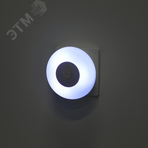 Ночник - светильник светодиодный NN-632-SW-W в розетку с выключателем белый - фото 7