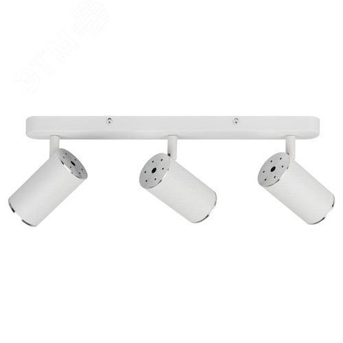 Светильник настенно-потолочный спот OL35-3 WH MR16 GU10 IP20 белый хром - фото 4