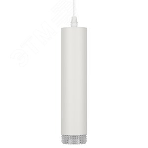 Изображение товара Светильник подвесной (подвес) PL18 WH/CL MR16 GU10 потолочный цилиндр белый, прозрачный (шт)