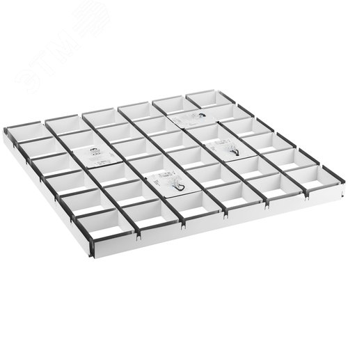 Светильник светодиодный ДВО 8Вт 650Лм 4000K Домино белый ГРИЛЬЯТО 100х100 Опал DVO21-08-O-4K80-5 - фото 2