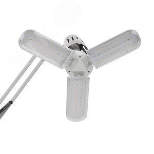 Изображение товара Фитолампа для растений светодиодная FITO-24W-Ra90-E27-FOLD 3-х лепестковая полного спектра 24 Вт Е27 (шт)