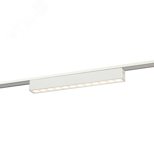 Светильник светодиодный трековый с направленным светом для тонкой магнитной системы 12Вт 4000К белый TRM-S5-2-12W4K WH - фото 2