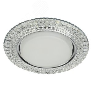 Светильник точечный декоративный cо светодиодной подсветкой Gx53, прозрачный DK LD26 SL/WH - фото 3