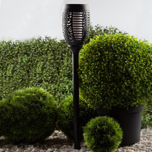 Светильник садовый Факел на солнечной батарее, 72 см ERASF012-35 - фото 6