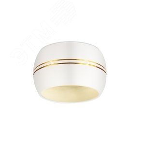 Подсветка декоративная под лампу Gx53 алюминий цвет белый/золото OL13 GX53 WH/GD Б0049037 ЭРА