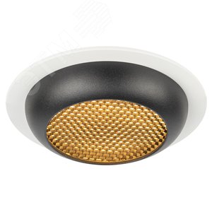 Светильник встраиваемый под лампу GX53 KL111 WH/BK белый/черный матовый - фото 2