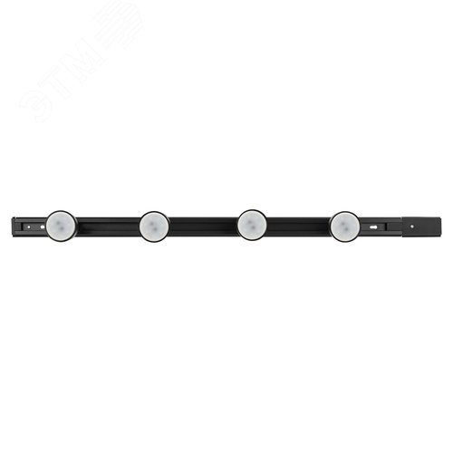 Светильник трековый однофазный набор из 4х шт. под лампу GU10, шинопровод 80 см. Черный TR70-SET4-GU10-BK - фото 9