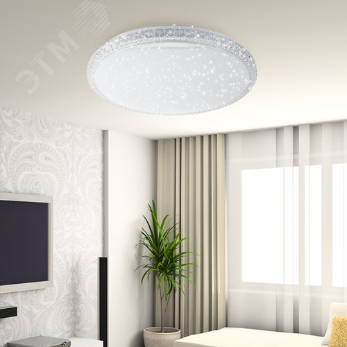 Светильник потолочный светодиодный Классик с ДУ SPB-6-70-RC R Brilliance 70Вт 3000-6500К 5950Лм круглый - фото 3