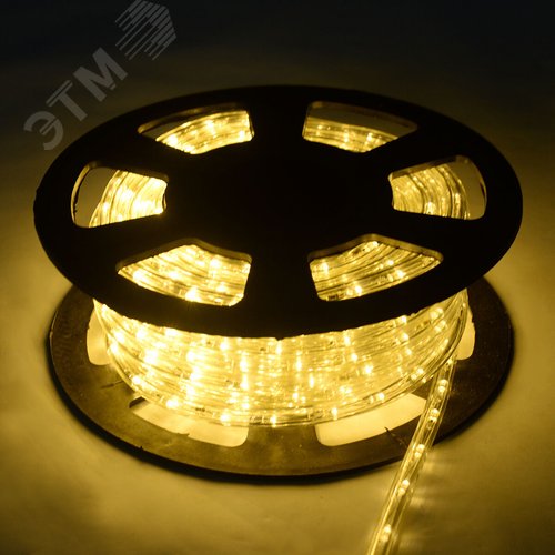 Лента светодиодная 4,8Вт/м 220В 2700К IP67 60LED/м LS2835-4,8-60-220-2700К-IP67-20m - фото 4