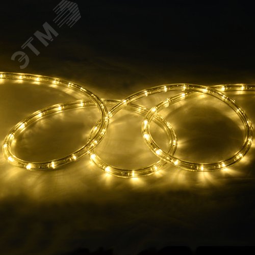 Лента светодиодная 4,8Вт/м 220В 2700К IP67 60LED/м LS2835-4,8-60-220-2700К-IP67-20m - фото 3