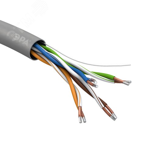 Витая пара U/UTP 4x2x25 AWG Cat5e CCA PVC 305м SIMPLE - фото 2