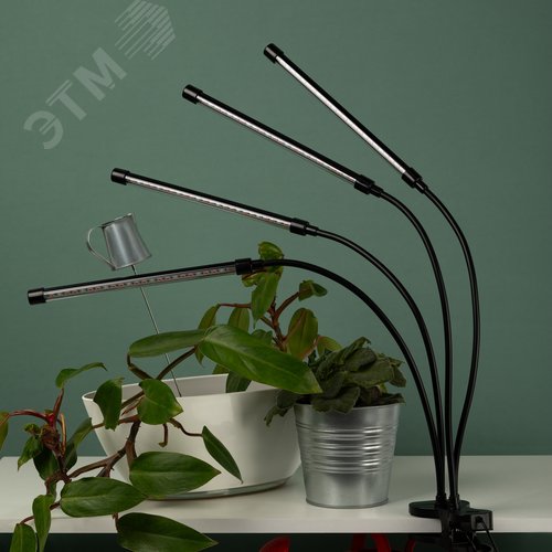 Светильник светодиодный для растений на прищепке красно-синего спектра 40 Вт FITO-40W-АLED-RB - фото 10