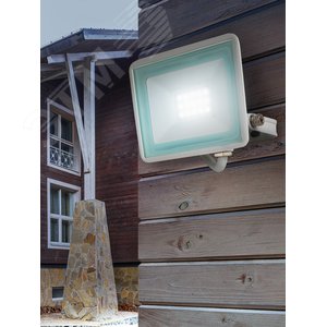 Прожектор светодиодный ДО-20 Вт 6500К 1600 Лм IP65 белый 20w холодный 200-240В LPR-023-W-65K-020 - фото 7