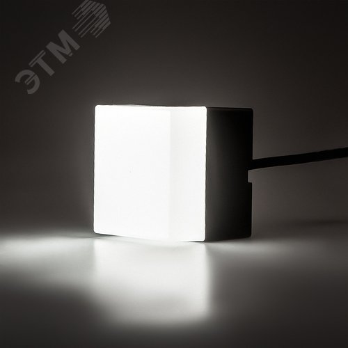 Модуль светящийся соединительный SML-AC-B-6K-04 для светильников SML 3 Вт 6500K 270 Лм квадрат черный - фото 8