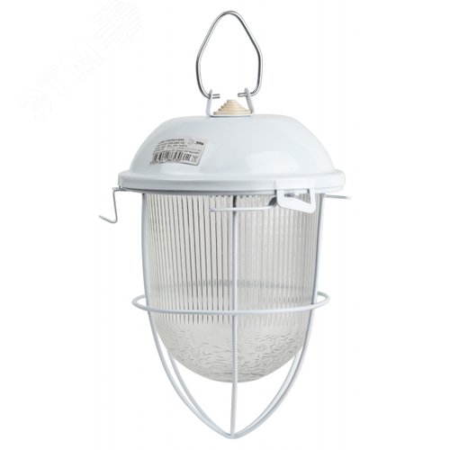 Светильник НСП 41-200-003 с решеткой Желудь сталь стекло IP54 E27 max 200Вт 185х345 белый - фото 4