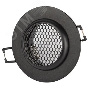 Светильник встраиваемый алюминиевый под лампу MR16 /GU5.3 KL109 BK черный матовый - фото 5
