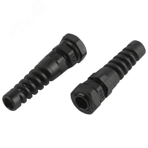 Изображение товара Ввод кабельный сальник NO-224-249 с гибким отводом PGR 7 (d отв.12.5 мм / d провод.3-6.5 мм) IP54 (упаковка 10 штук) (уп)