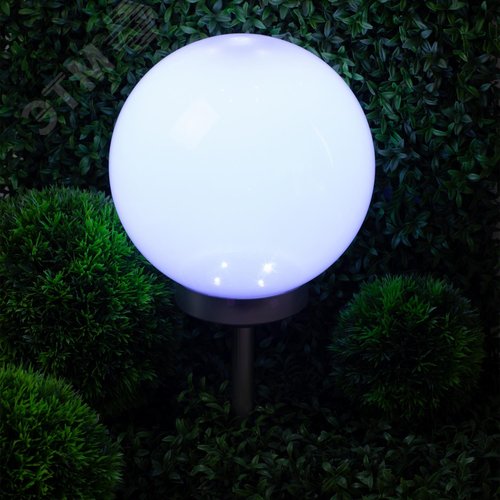 Светильник уличный ERASF22-22 Шар на солнечных батареях садовый 25 см - фото 6