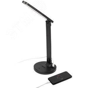 Светильник настольный NLED-511-6W-BK светодиодный черный - фото 8