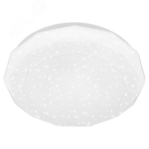 Светильник светодиодный потолочный ДПБ-24Вт 4000К Классик без ДУ SPB-6 WH 24W Slim Sparkle - фото 2