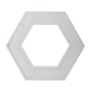 Светильник подвесной светодиодный 51Вт 4000Лм 4000К IP40 800х800х80 белый Geometria Hexagon SPO-124-W-40K-051 - фото 5