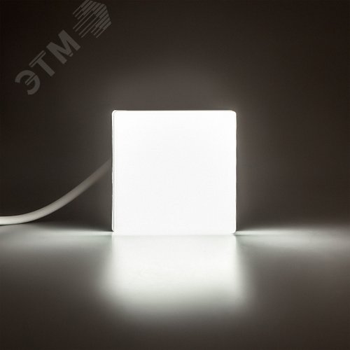 Модуль светящийся соединительный SML-AC-W-4K-04 для светильников SML 3Вт 4000K 270Лм квадрат белый - фото 6