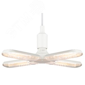 Фитолампа для растений светодиодная FITO-36W-Rа90-E27-FOLD 4-х лепестковая полного спектра 36 Вт Е27 - фото 3