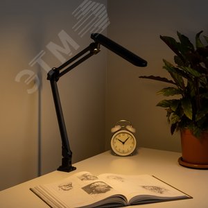 Светильник настольный светодиодный на струбцине черный NLED-441-7W-BK - фото 5