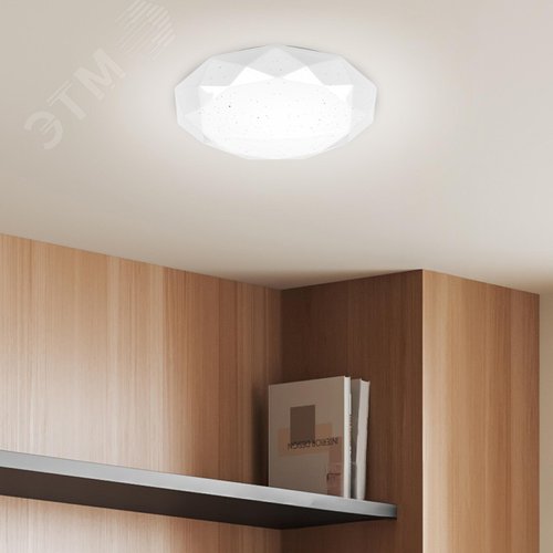 Светильник бытовой светодиодный (SPB 6) Fashion 70 Вт 3000-6500К 5950 Лм с пультом ДУ 511x84 мм SPB-6 Sparkle 70 - фото 5