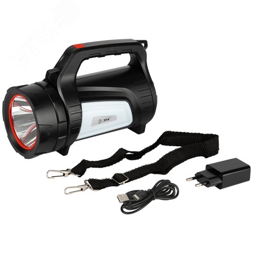 Фонарь LED прожекторный аккумуляторный красный маяк боковой свет Шмель powerbank АР PA-702 - фото 11