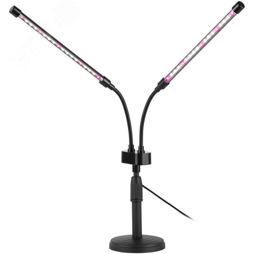 Светильник светодиодный настольный полного спектра 20 Вт для растений черный FITO-20W-АLED-Ra-USB - фото 5