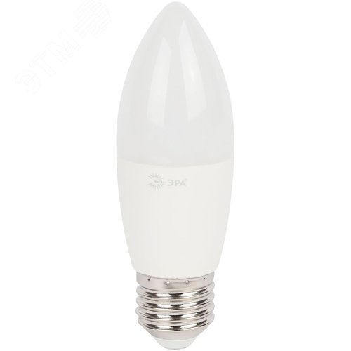 Лампа светодиодная ЭРА RED LINE LED B35-15W-865-E27 R 15Вт свеча холодный дневной свет Е27 - фото 1