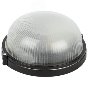 Светильник НБП 03-60-001 Акватермо алюминий/стекло IP54 E27 max 60Вт D176 круг черный - фото 2