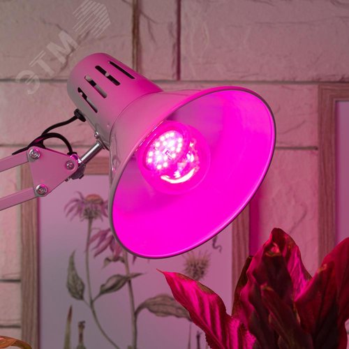 Лампа светодиодная лампа для рассады тип А60, 14 Вт, 220-240V FITO-12W-RB-E27-K - фото 5