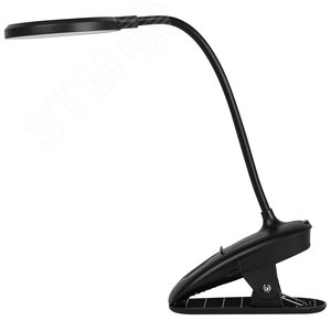 Светильник настольный NLED-513-6W-BK светодиодный аккумуляторный на прищепке черный - фото 4