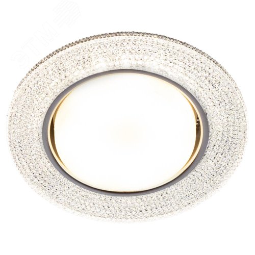 Светильник встраиваемый со светодиодной подсветкой DK LD53 WH GX53 белый - фото 2