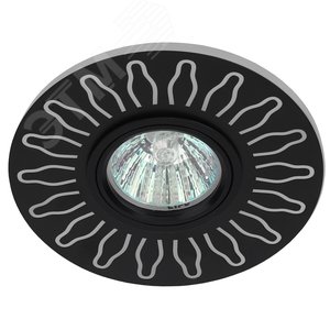 Светильник точечный DK LD31 BK декор cо светодиодной подсветкой MR16, 220V, max 11W, черный - фото 3